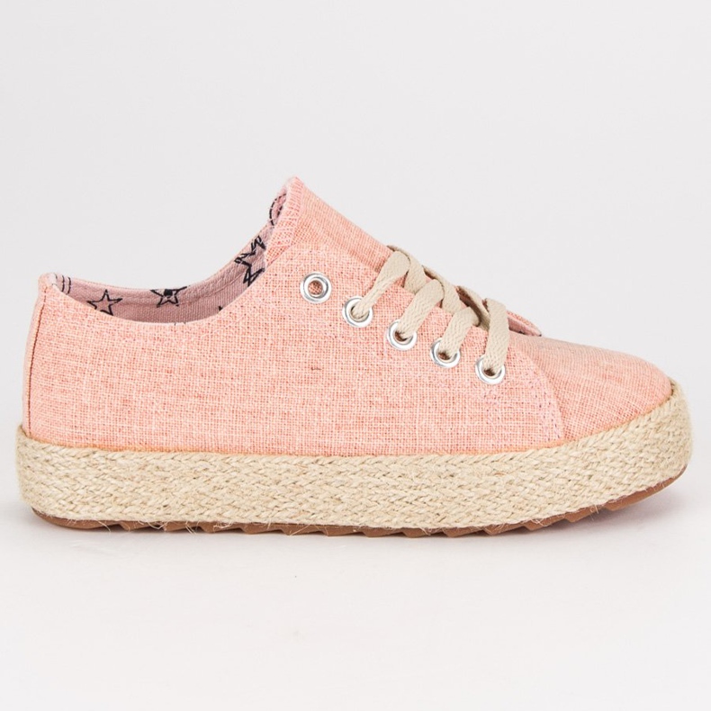 Kylie Zapatillas deportivas para niños Alpargatas rosado