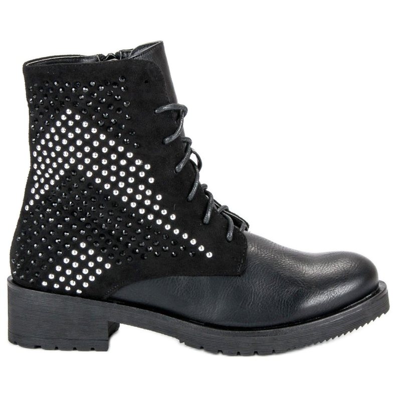 Botas de rock workery negro