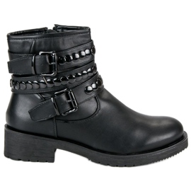 Botas de trabajador con estilo negro