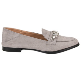 Bestelle Mocasines grises elegantes
