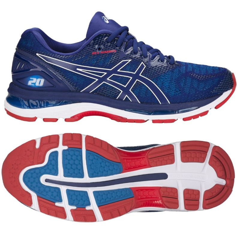 Zapatillas de running Asics Gel Nimbus 20 M T801N-400 azul