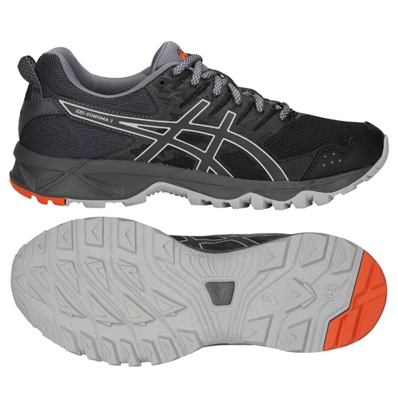 Zapatillas de running Asics Gel Sonoma 3 W T774N-001 negro