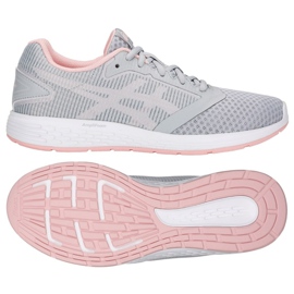 Zapatillas de running Asics Patriot 10 W 1012A117-020 rosa gris