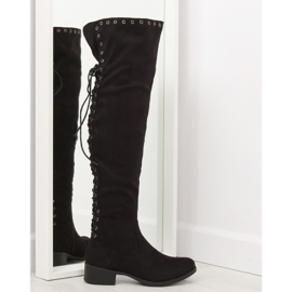 Botas negras hasta el muslo LS182 negro