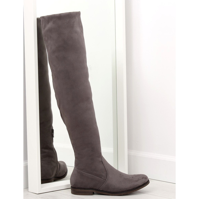 Botas mosquetero clásicas grises 887-PG Grey