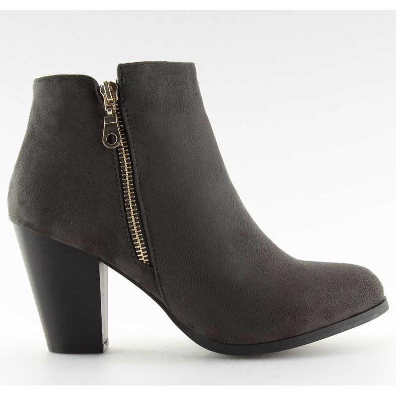 Botines gris gamuza gris 622