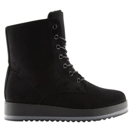 Botas negras con cordones 6207 Black negro