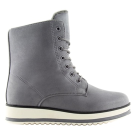 Botas con cordones grises 6207 Grey