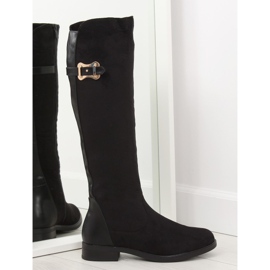 Bota mosquetero negra J73 Negra negro Bota mosquetero negra J73 Negra negro