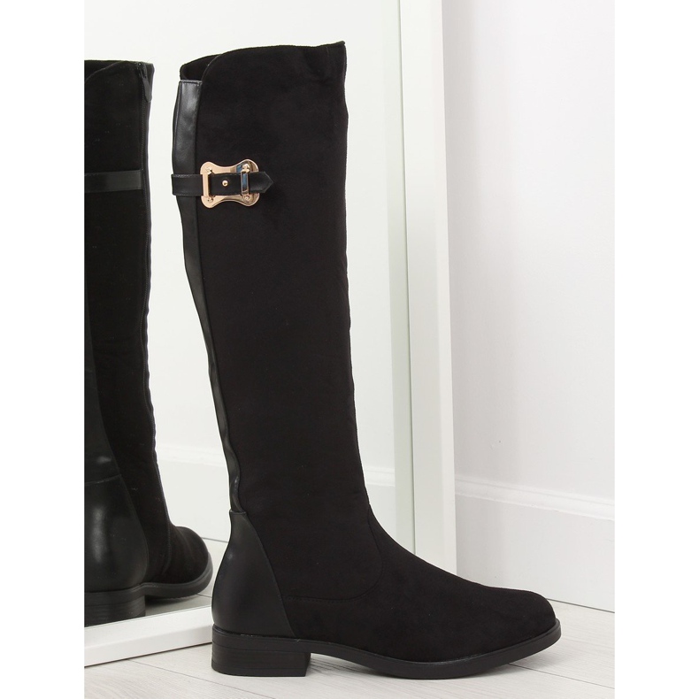 Bota mosquetero negra J73 Negra negro
