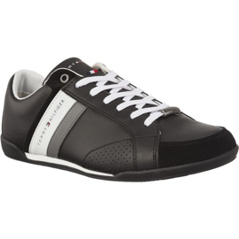 Tommy Hilfiger Corporativo Material Mix Cupsole 990 negro