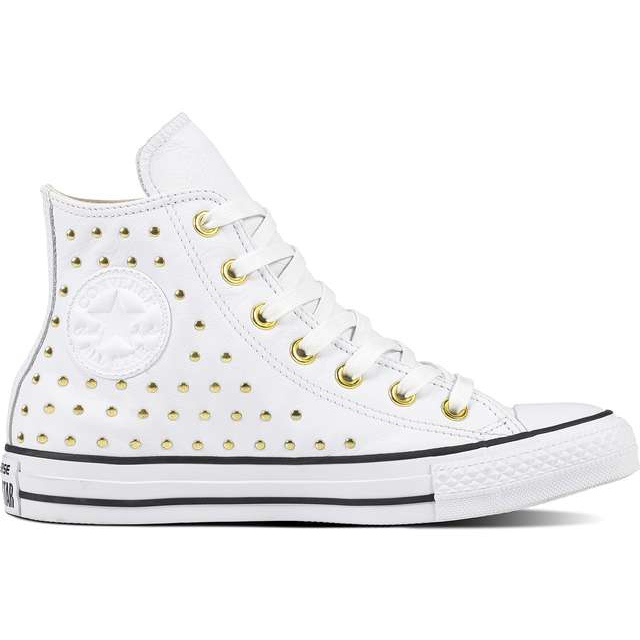 Converse Chuck Taylor All Star Cuero Oro Blanco