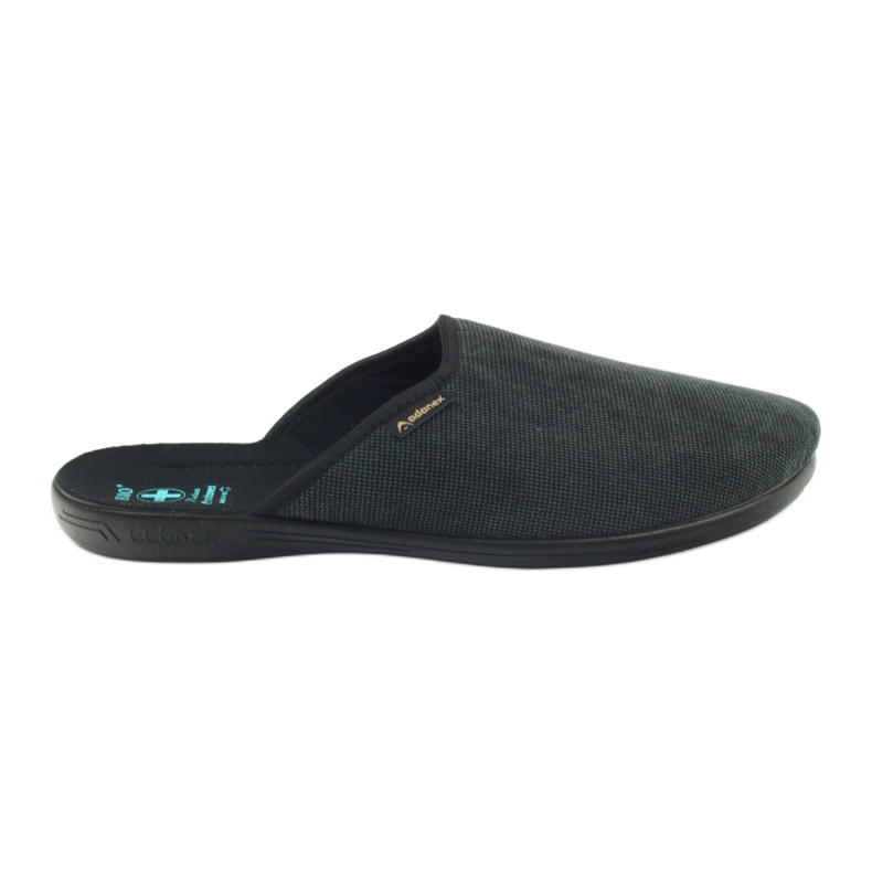 Pantuflas grises Adanex negro