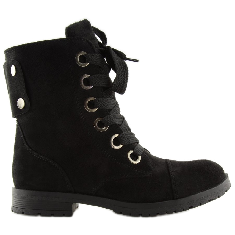 Botas con cordones negro 16-526 trabajadores negros Botas con cordones negro 16-526 trabajadores negros