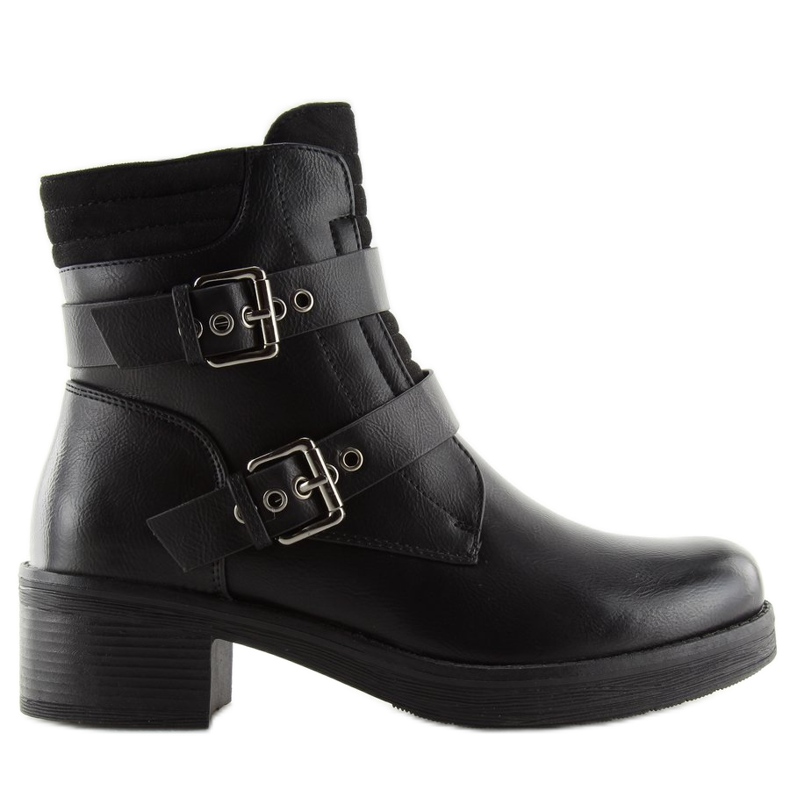 Black Botas negras de mujer 7B706 Black negro Black Botas negras de mujer 7B706 Black negro