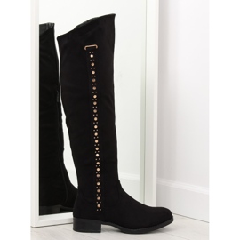 Botas negras, botas negras 990-PG black negro