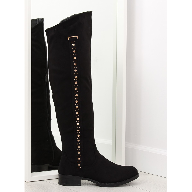 Botas negras, botas negras 990-PG black negro