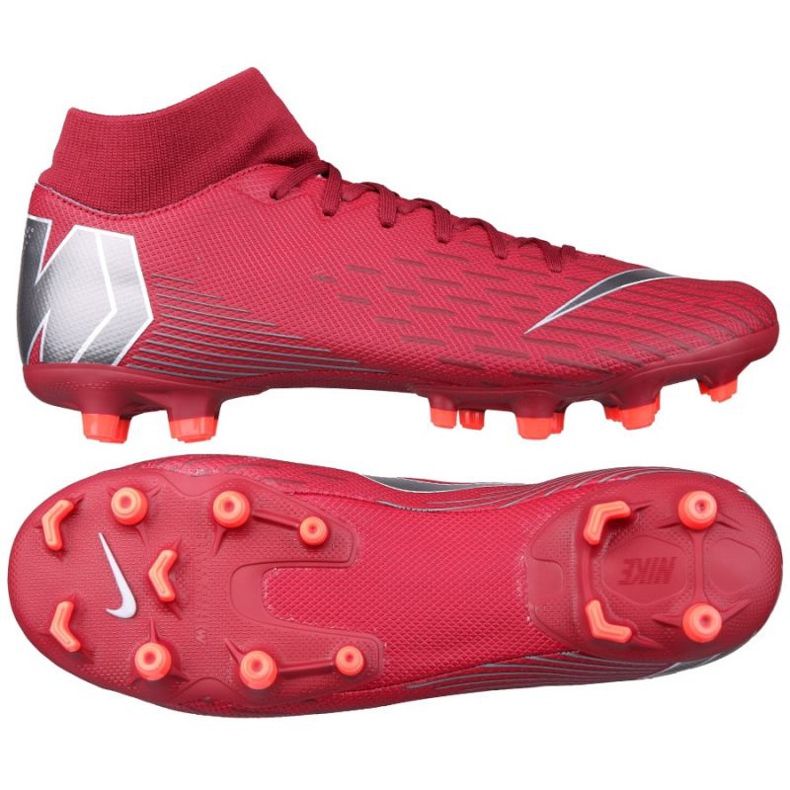 Zapatos de fútbol Nike Mercurial Superfly 6 Academy Mg M AH7362-606 rojo rojo