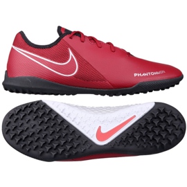 Zapatos de fútbol Nike Phantom Vsn Academy Tf M AO3223-606 multicolor rojo