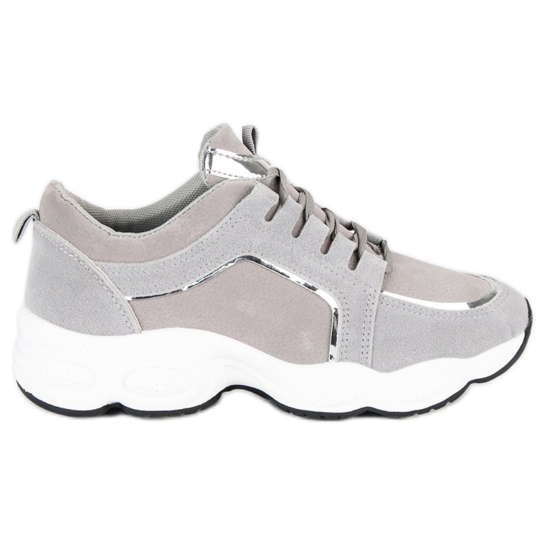 Vices Vicios de calzado deportivo de gamuza gris