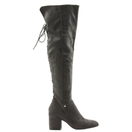 Botines de tacón gris Big Star gris 274519