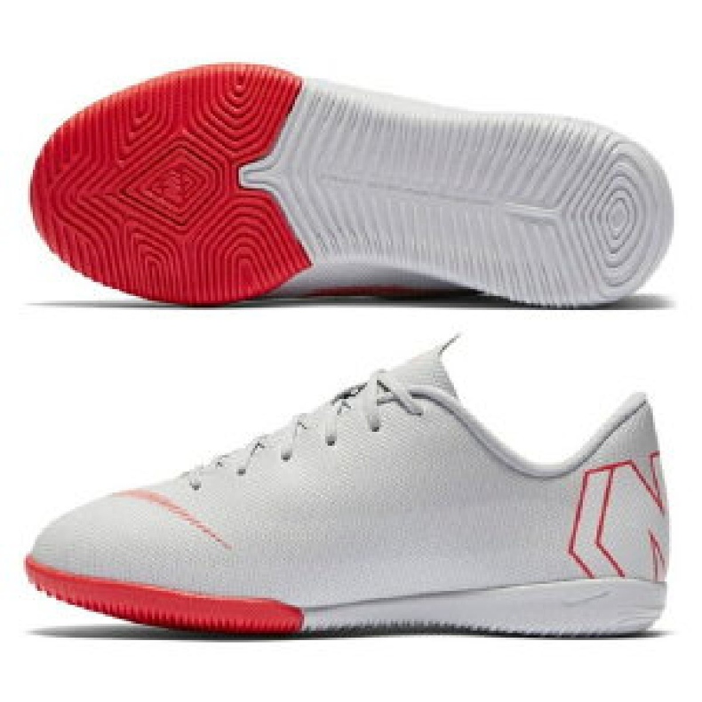 Zapatos de interior Nike Mercurial VaporX 12 Academy Gs Ic Jr AJ3101-060 blanco blanco Zapatos de interior Nike Mercurial VaporX 12 Academy Gs Ic Jr AJ3101-060 blanco blanco