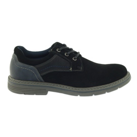 McKey Zapatos de gamuza hombre 285 negro marina