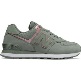 New Balance Semilla Wl574nbl Con Champagne Metálico verde
