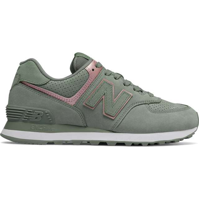 New Balance Semilla Wl574nbl Con Champagne Metálico verde