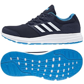 Zapatillas de running adidas galaxy 4 M B44627 azul