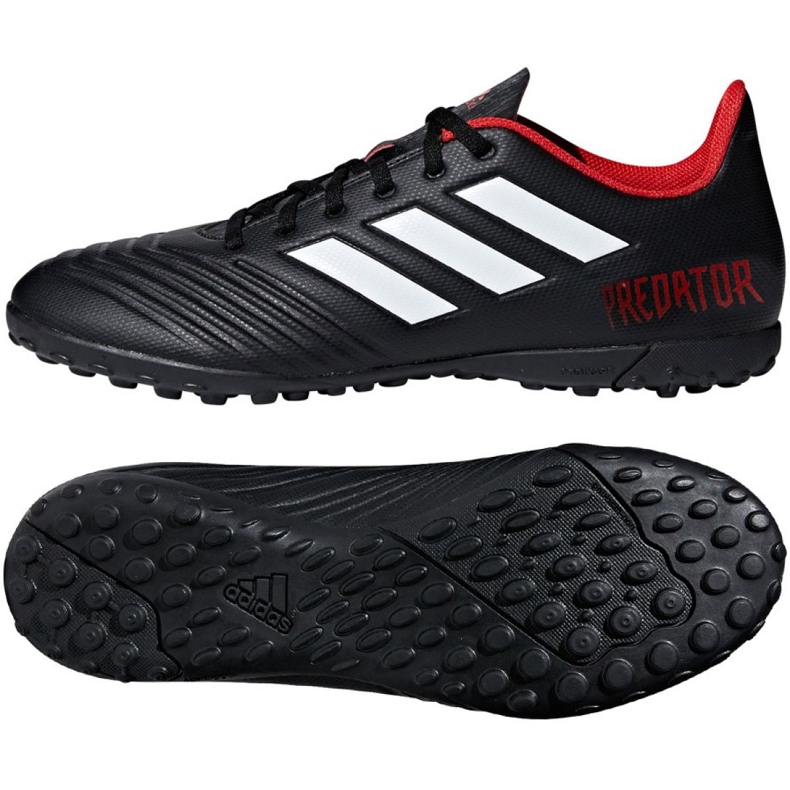 Botas de fútbol adidas Predator Tango 18.4 Tf M DB2143 negro negro