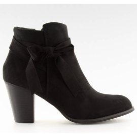 Botas negras de tacón 863-GA Black negro