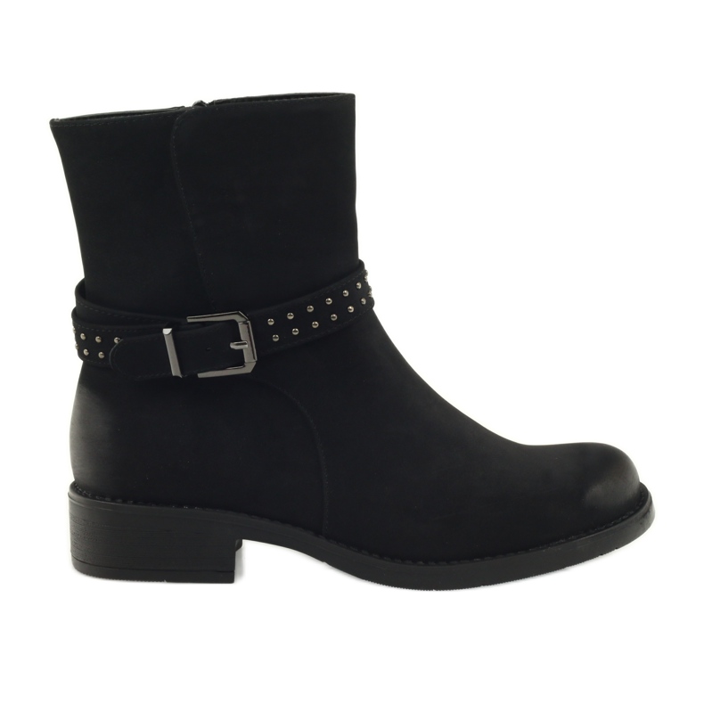 Botas negras con cremallera Sergio Leone 500 negro
