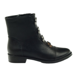 M.Daszyński Botines negros Jodhpur boots SA62