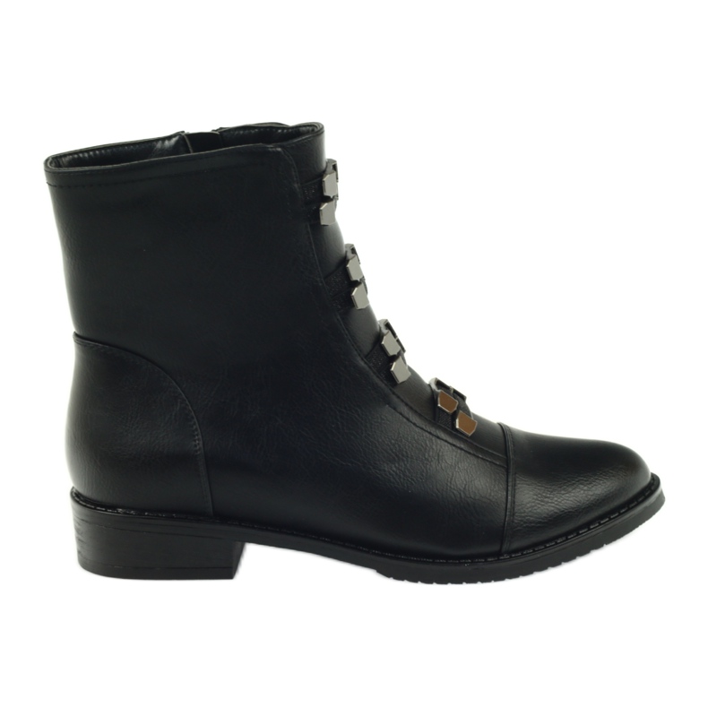 M.Daszyński Botines negros Jodhpur boots SA62