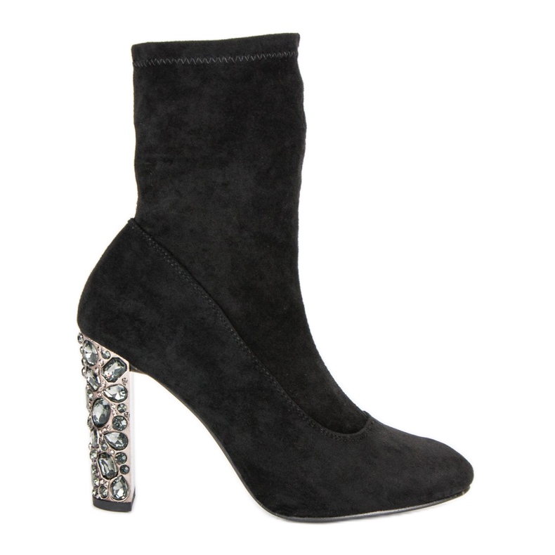 Vices Botas de gamuza elegantes negro