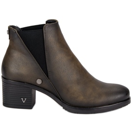 Botines Botines Chelsea en Tacón VINCEZA verde