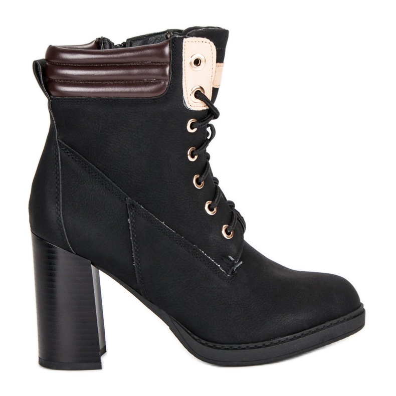 Bello Star Botas de trabajador negras negro