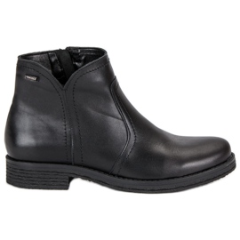 Botas bajas en la cremallera VINCEZA negro