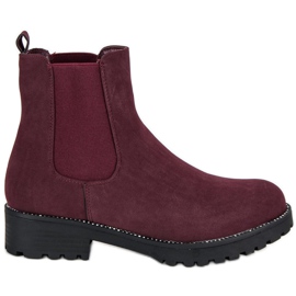 Seastar Botas casuales de Jodhpur negro rojo