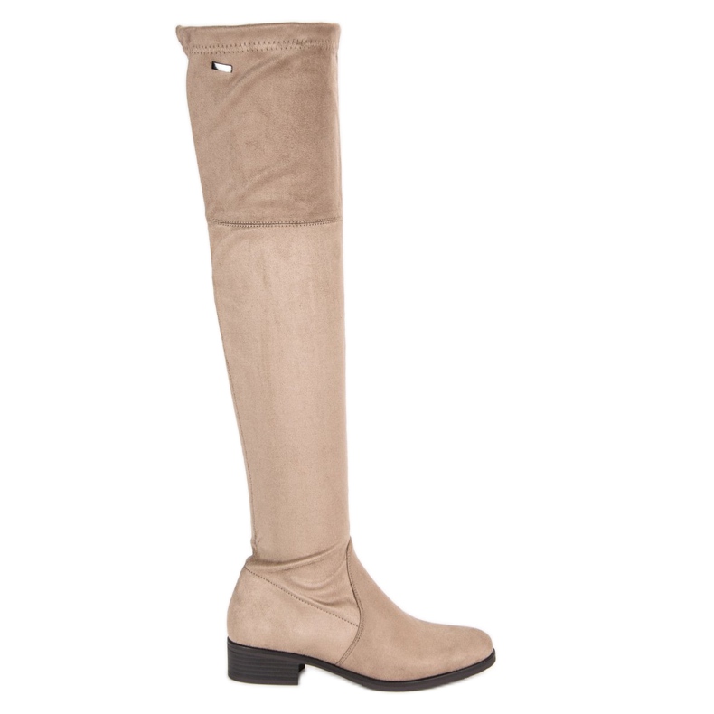 Super Me Botas mosquetero beige