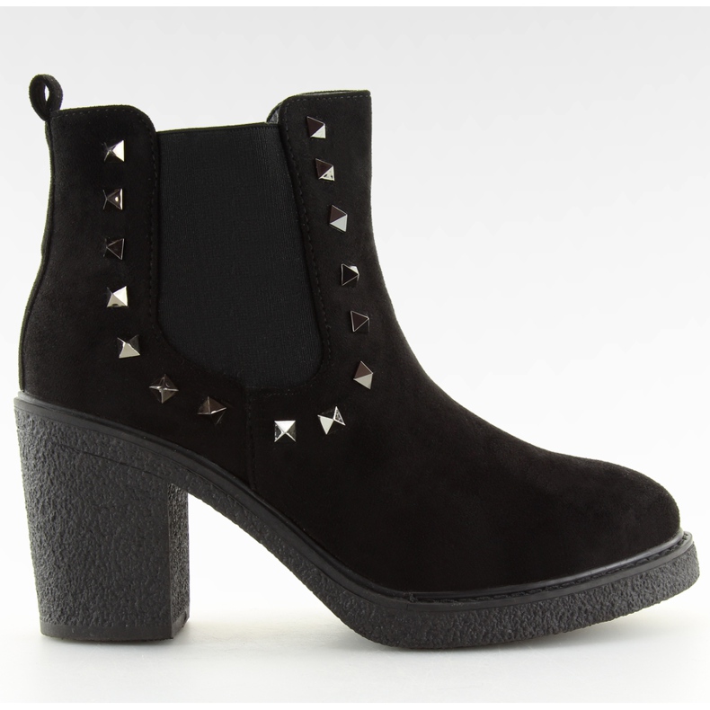 Botas de tacón alto negras H8-85 negras negro