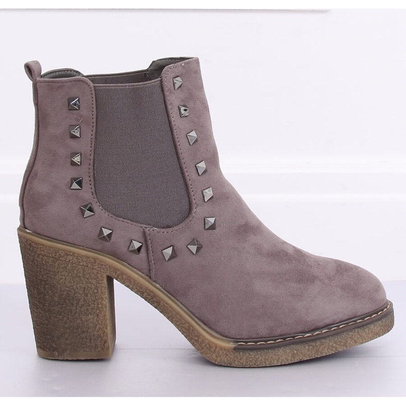 Botines en gris H8-85 gris
