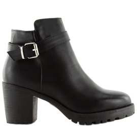 Botas negras de tacón S178 Black negro