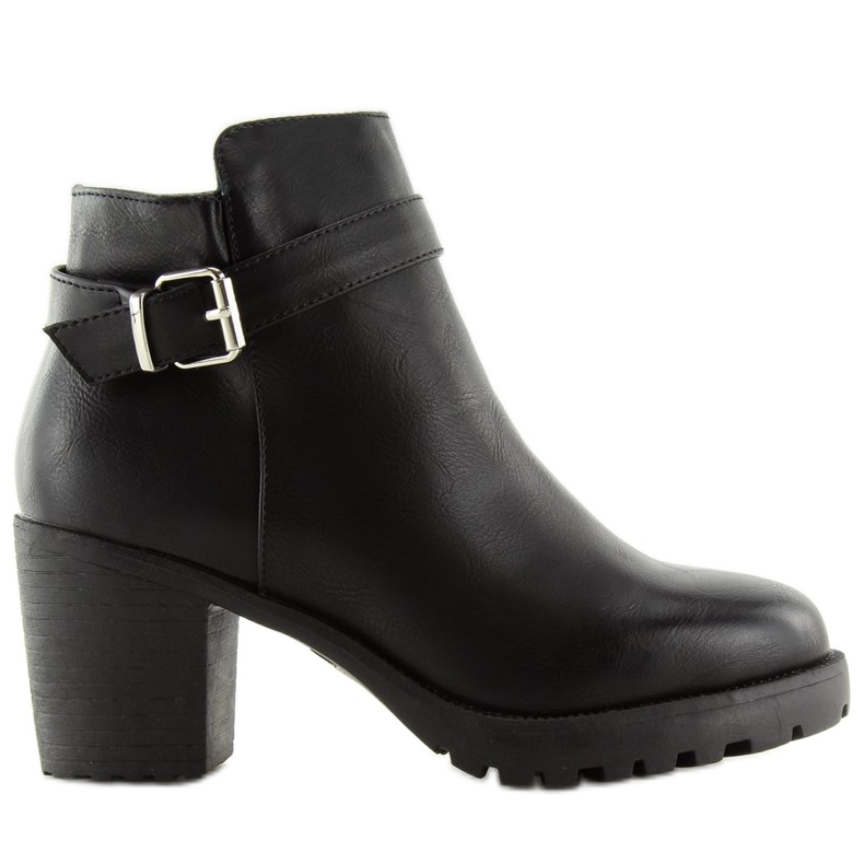 Botas negras de tacón S178 Black negro