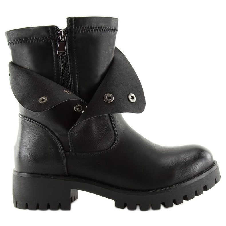 Botas negras A89801 Black negro