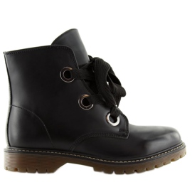 Botas negras con cordones PF276 Black negro