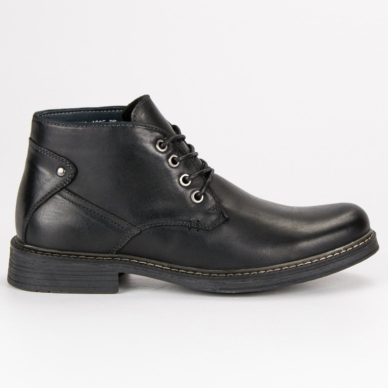 Wolski Botas atadas de los hombres negro