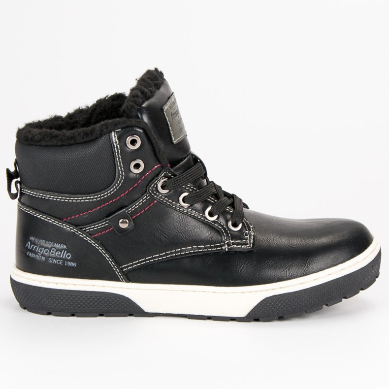 Arrigo Bello Zapatillas juveniles por encima del tobillo. negro