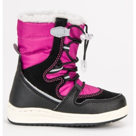 Arrigo Bello Botas de nieve calentadas rosa
